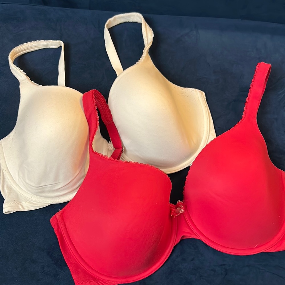 Set of lined full coverage body by Victoria bras
